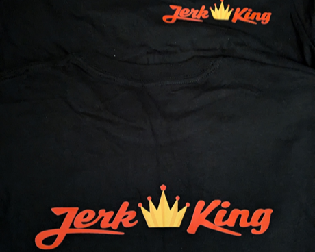 T-SHIRT: Black - Logo on Pocket and Back